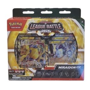 Pokemon Trading Card Game Miraidon EX & Regieleki VMAX Battle Deck Box